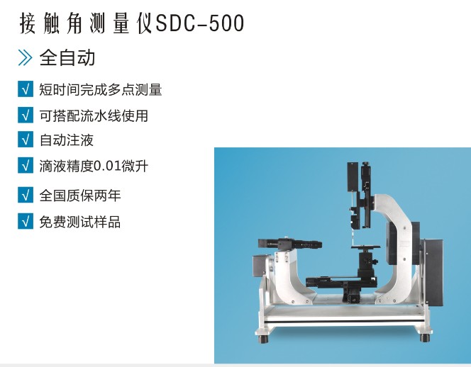 接觸角測量儀工作原理，詳細的接觸角測量儀原理解讀-晟鼎精密 